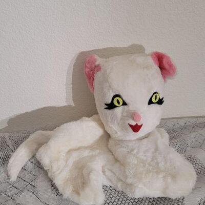 Lot 52: Vintage Large Plush Cat 