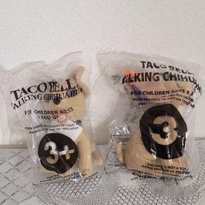 Lot 56: (2) Sealed Vintage Taco Bell Chihuahuas 