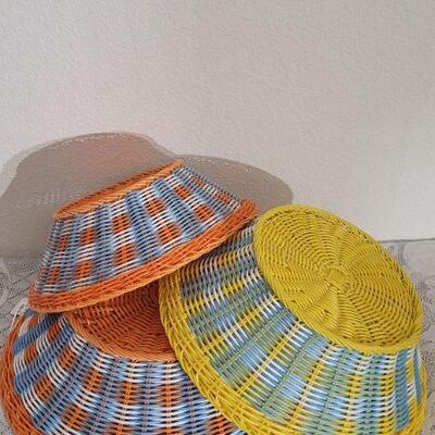 Lot 68: (3) New Hallmark Woven Deco Baskets