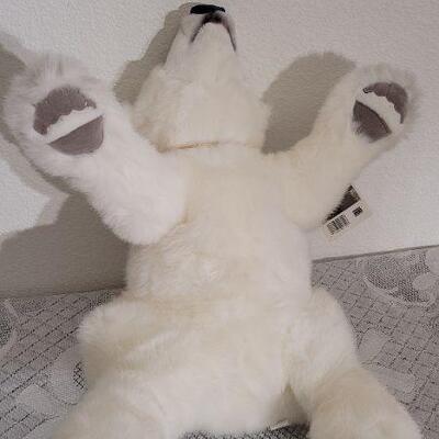 Lot 70: Vintage New SNOW Denver Zoo Plush Bear 