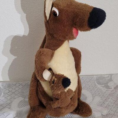Lot 74: Vintage ANIMAL FAIR INC. Stuffed Kangaroo 