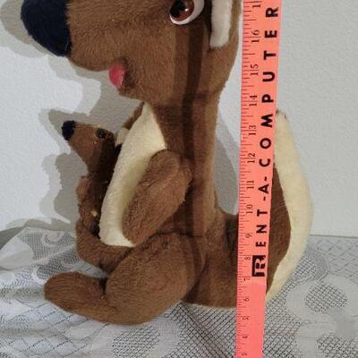Lot 74: Vintage ANIMAL FAIR INC. Stuffed Kangaroo 