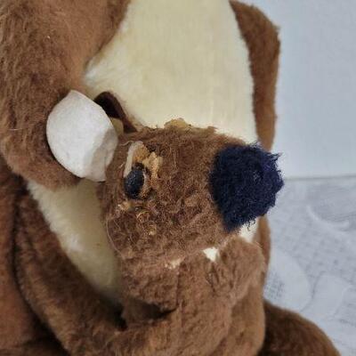 Lot 74: Vintage ANIMAL FAIR INC. Stuffed Kangaroo 