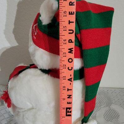 Lot 75: Vintage New Plush WOODIE'S Kringle Bear