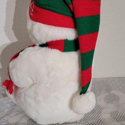 Lot 75: Vintage New Plush WOODIE'S Kringle Bear