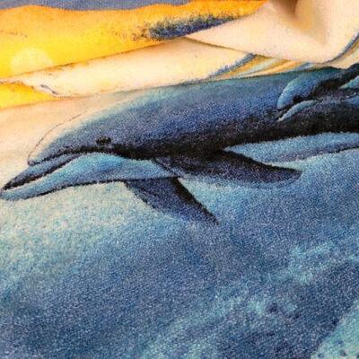 Lot 80: Vintage Beach Blanket Large 