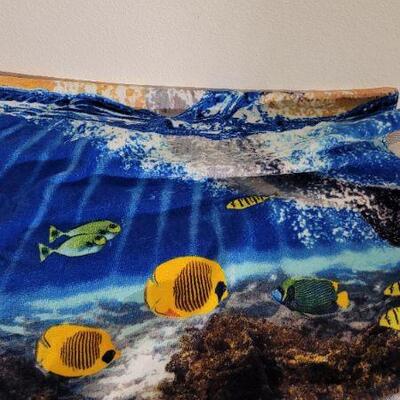Lot 81: Vintage Bewch Towel Dolphin Graphic