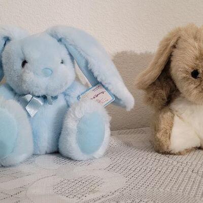 Lot 82: (2) New Stuffed Bunny Animals 