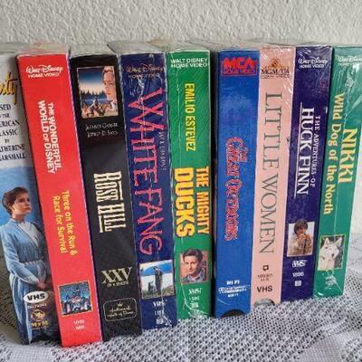 Lot 102: Assorted NEW Sealed VHS Movies