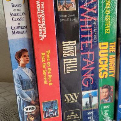 Lot 102: Assorted NEW Sealed VHS Movies