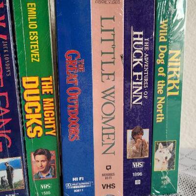 Lot 102: Assorted NEW Sealed VHS Movies