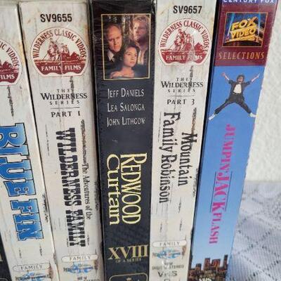 Lot 103: Vintage New Sealed VHS Movies 