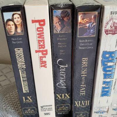 Lot 103: Vintage New Sealed VHS Movies 