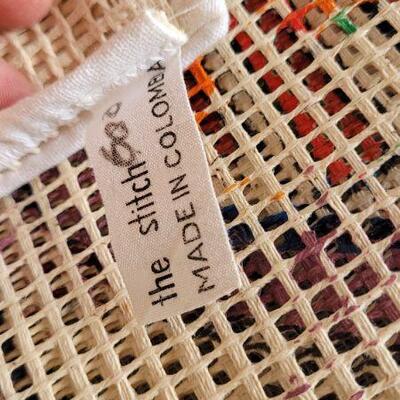 Lot 108: (2) Vintage Craft Stitch Mats