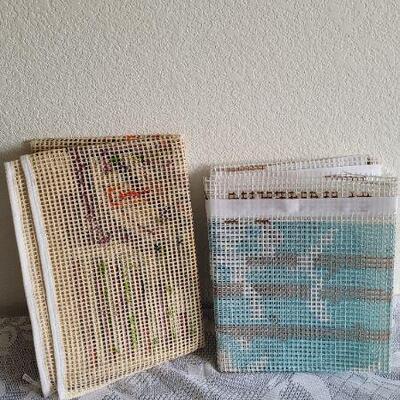 Lot 108: (2) Vintage Craft Stitch Mats