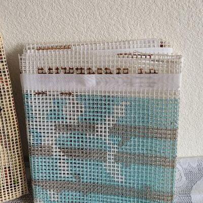 Lot 108: (2) Vintage Craft Stitch Mats