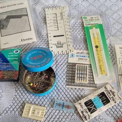 Lot 117: Huge Assortment of Sewing Needles and Other Essentials 
