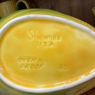 Vintage Shawnee Yellow Corn King Pottery Dishware Lot 