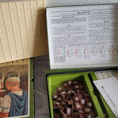 Lot 125: Vintage 1960s QUINTO Board Game 