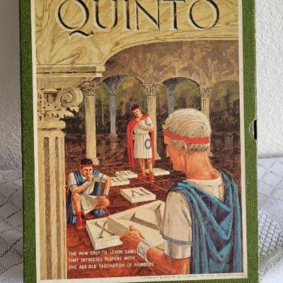 Lot 125: Vintage 1960s QUINTO Board Game 