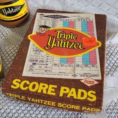 Lot 134: Assorted YAHTZEE Vintage Games 