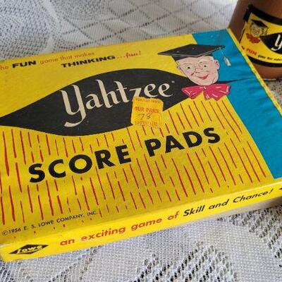 Lot 134: Assorted YAHTZEE Vintage Games 