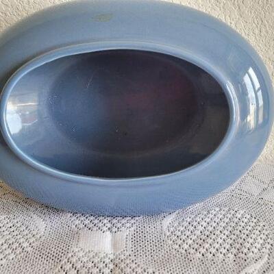 Lot 139: Vintage HAEGER Blue Vase 