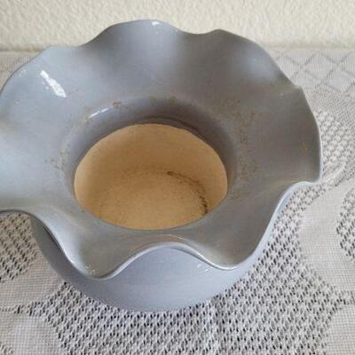 Lot 140: Vintage Two Part Marked Violet Pot