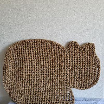 Lot 146: Large Woven Outdoor Welcome Mat 