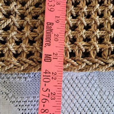 Lot 146: Large Woven Outdoor Welcome Mat 