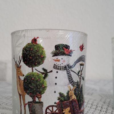 Lot 154: (2) New Christmad Art Glass