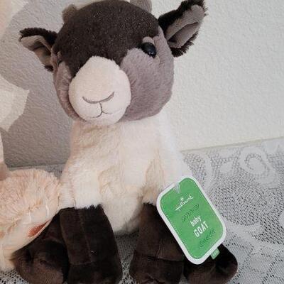 Lot 155: (2) New HALLMARK Plush Animals 