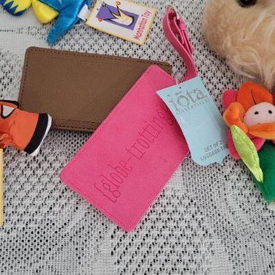 Lot 167: Assorted Puppets, Microphone Earrings and Luggage Tags
