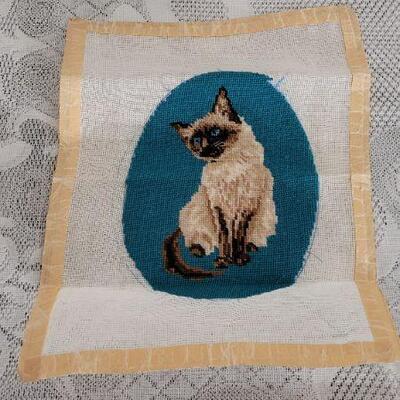 Lot 170: Vintage Needlepoint Art Bundle 