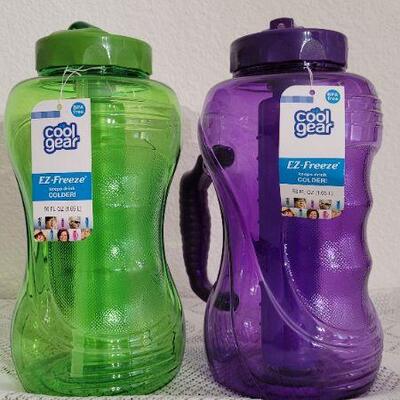 Lot 173: (2) Plastic Water Beverage Bottles 