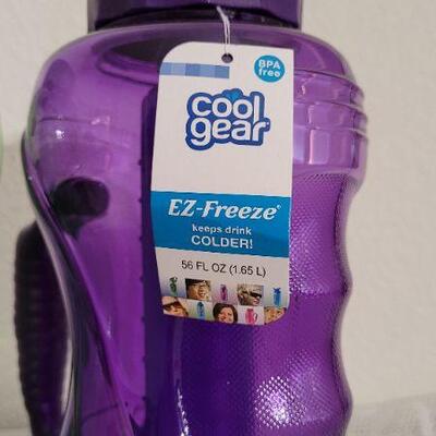 Lot 173: (2) Plastic Water Beverage Bottles 