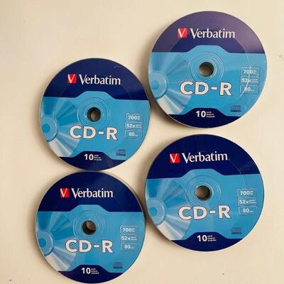 Verbatim CD-R Disks 4 Packs