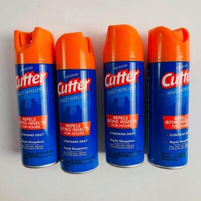 4 Cans of Cutter Inspect Bug Repellent Spray