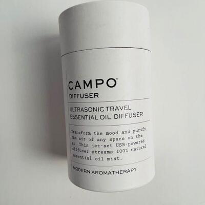 Campo Luxury Designer Mini Travel Ultrasonic Essential Oil Diffusor 