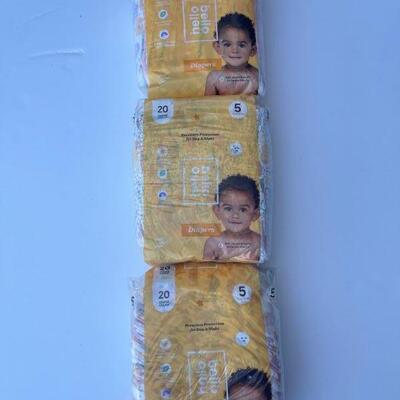 Hello Bello 3 Packs of Size 5 Diapers 