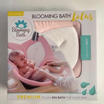 Blooming Bath Lotus Premium Soft Spa Bath for Sink
