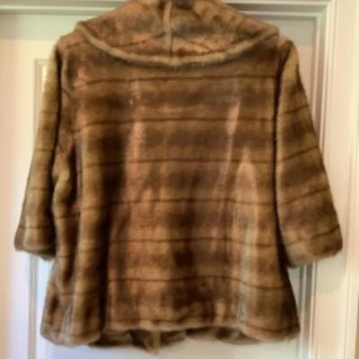 P - 519 Faux Fur Short Jacket 