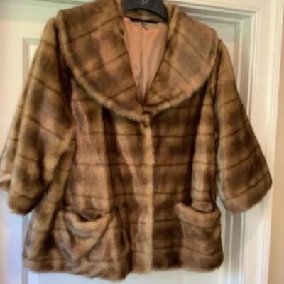 P - 519 Faux Fur Short Jacket 