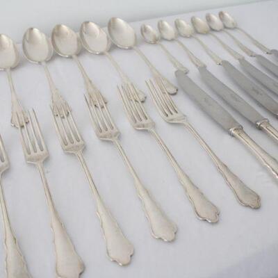 Lot #180: Berndorf Rostfrei Silver Plated Flatware Set