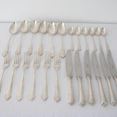 Lot #180: Berndorf Rostfrei Silver Plated Flatware Set