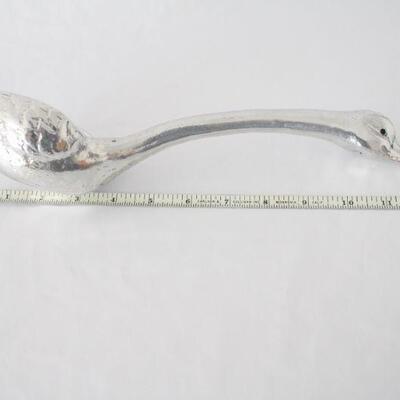 Lot #181: Hammered Metal Swan Ladle