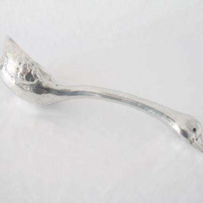 Lot #181: Hammered Metal Swan Ladle