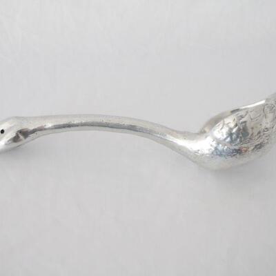Lot #181: Hammered Metal Swan Ladle
