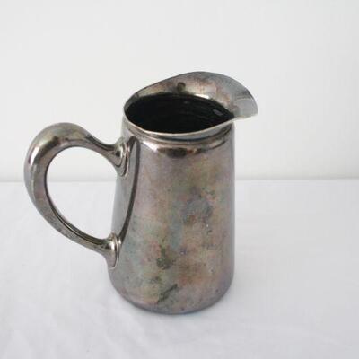Lot #182: Silver Plated Pitcher 