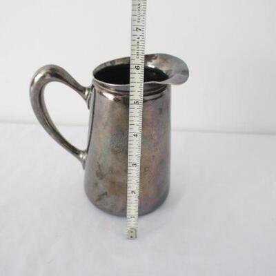 Lot #182: Silver Plated Pitcher 